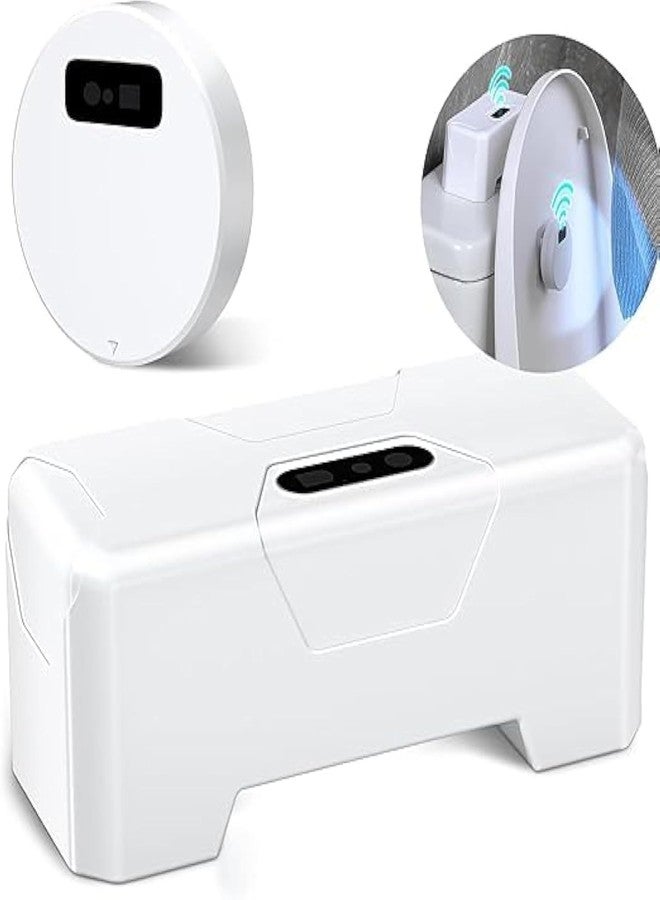 NALACAL Automatic Toilet Flusher, Upgraded Touchless Toilet Flush Kit, Toilet Flusher Replacement Kit, for Most Homes and Public Toilets with Infrared Sensor, Rechargeable USB Charging and IPX6 Waterproof - Image 1